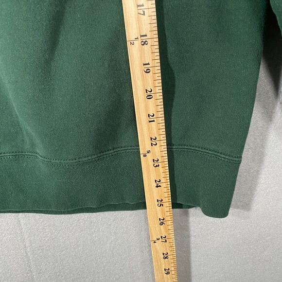 Vintage Marines Block M Spellout Pullover Sweatshirt Green USA Made Mens Large - Picture 10 of 10